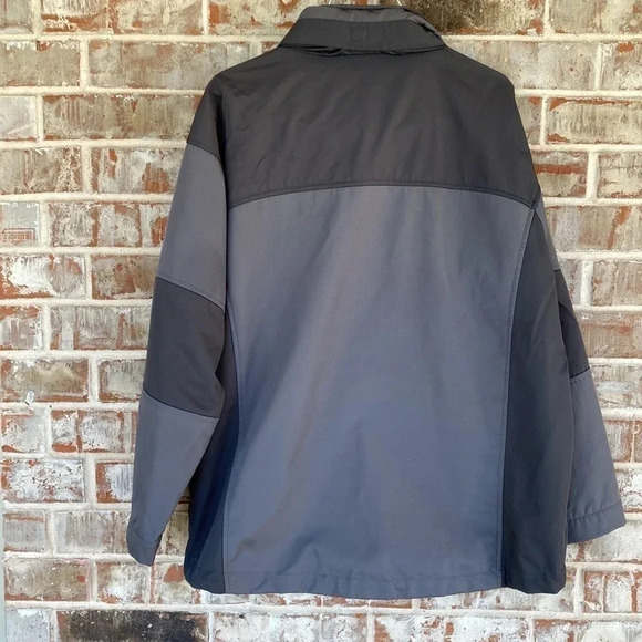 Polar Edge Two Tone Gray Waterproof Fleece Lined Hooded Full Zip Jacket - Picture 8 of 10
